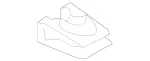 19906156 - Body: Bumper Cover Nut for Mercedes-Benz Image