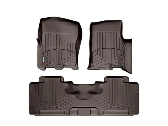 473531471072 - Body: Cocoa FloorLiner™ DigitalFit®, Front &amp; 2nd Row for WeatherTech Image