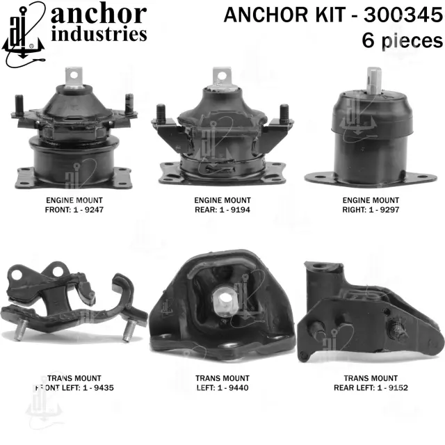 300345 - Engines &amp; Components: Anchor Engine Mount Kit for Anchor Image