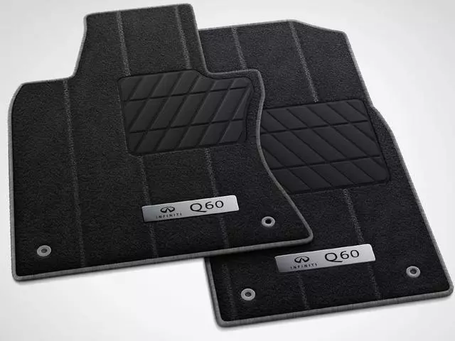 T99E25CH0A - Interior: Sport Floor Mats - Set Of 4 - Black for INFINITI: Q60 Image