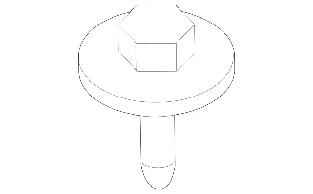 69903700 - Attachment Parts: Hexagon Head Screw for Mercedes-Benz: GLC300, GLC43 AMG, GLC63 AMG, GLC63 AMG S, GLE350, GLE450, GLE450e, GLE53 AMG, GLE580, GLE63 AMG S, GLS450, GLS580, GLS63 AMG, Maybach GLS600 Image image