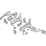 F1FZ16055B - Body: Fender Apron Assembly for Ford: Focus Image