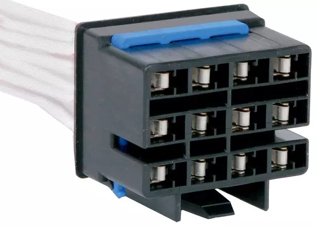 PT1353 - : 12-Way Female Black Multi-Purpose Pigtail for Cadillac: Escalade, Escalade ESV, Escalade EXT | Chevrolet: Avalanche 1500, Avalanche 2500, Silverado 1500, Silverado 1500 Classic, Silverado 1500 HD, Silverado 1500 HD Classic, Silverado 2500, Silverado 2500 HD, Silverado 2500 HD Classic, Silverado 3500, Silverado 3500 Classic, Suburban 1500, Suburban 2500, Tahoe | GMC: Sierra 1500, Sierra 1500 Classic, Sierra 1500 HD, Sierra 1500 HD Classic, Sierra 2500, Sierra 2500 HD, Sierra 2500 HD Classic, Sierra 3500, Sierra 3500 Classic, Yukon, Yukon XL 1500, Yukon XL 2500 | Hummer: H2 Image