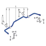 LX6Z5A772A - Suspension: Stabilizer Bar for Ford: Bronco Sport, Escape Image