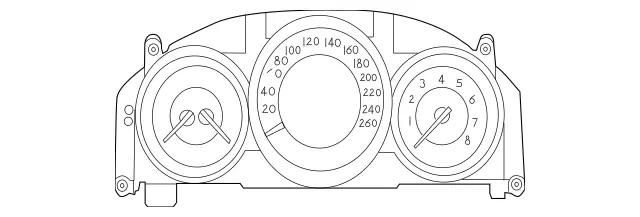 2189008204 - : Instrument Cluster for Mercedes-Benz Image