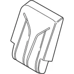 FA1Z5866600FF - Body: Seat Back Cover for Lincoln: MKX Image