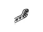 DE9Z74617D34AB - : Adjust Handle for Ford: Flex Image