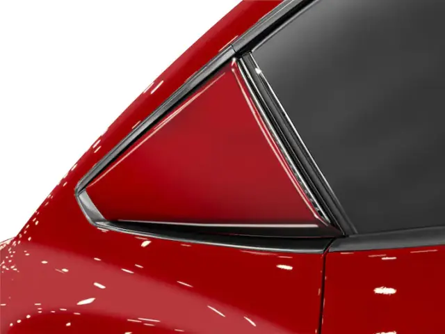 VPR3Z63280B10AF - Exterior: Quarter Window Scoop Kit - Rapid Red - Coupe for Ford: Mustang Image