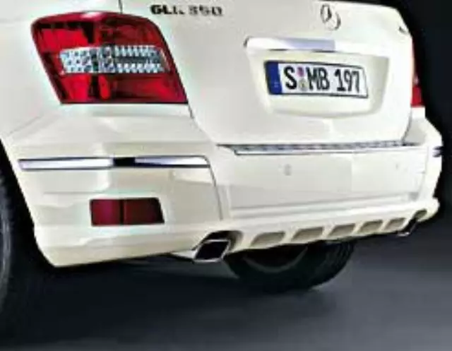 2048800908 - : Rear Diffuser (For Cars With Trailer Hitch) for Mercedes-Benz Image