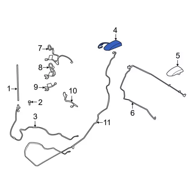 LC3Z19A390P - : GPS Antenna for Ford: F-150, F-150 Lightning Image