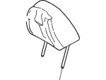 BG1Z54610A60A - Body: Headrest for Ford Image