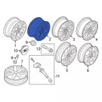 LJ6Z1007E - Suspension: Wheel, Alloy for Ford: Escape Image