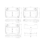 P30113N - : PRIME Ceramic Brake Pad Set for Brembo Image