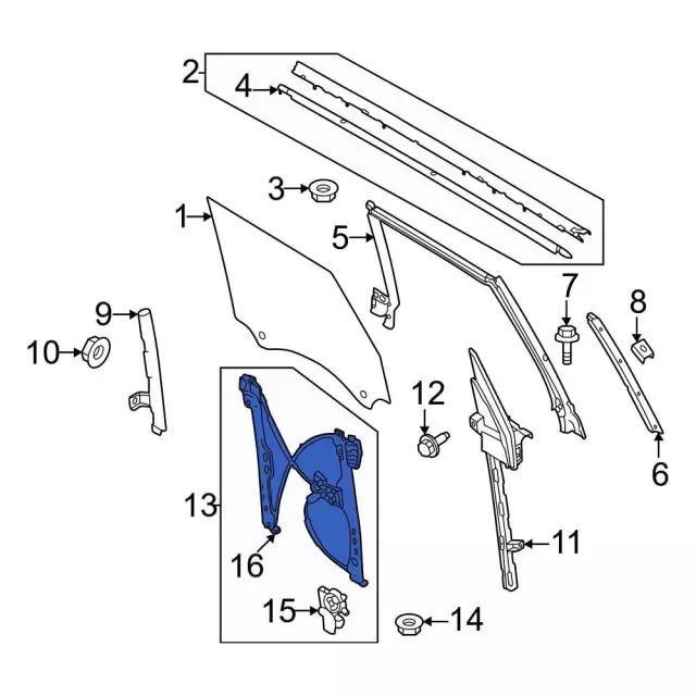 M2DZ7823208B - Body: Regulator for Ford: Bronco Image