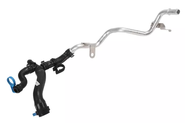 55510923 - : Engine Oil Cooler Coolant Outlet Hose with Clamps for Buick: Envision | Cadillac: XT4, XT5, XT6 | Chevrolet: Blazer | GMC: Acadia Image