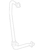 2125000672 - Radiator: Oil Line for Mercedes-Benz: C63 AMG, E63 AMG, SLK55 AMG Image