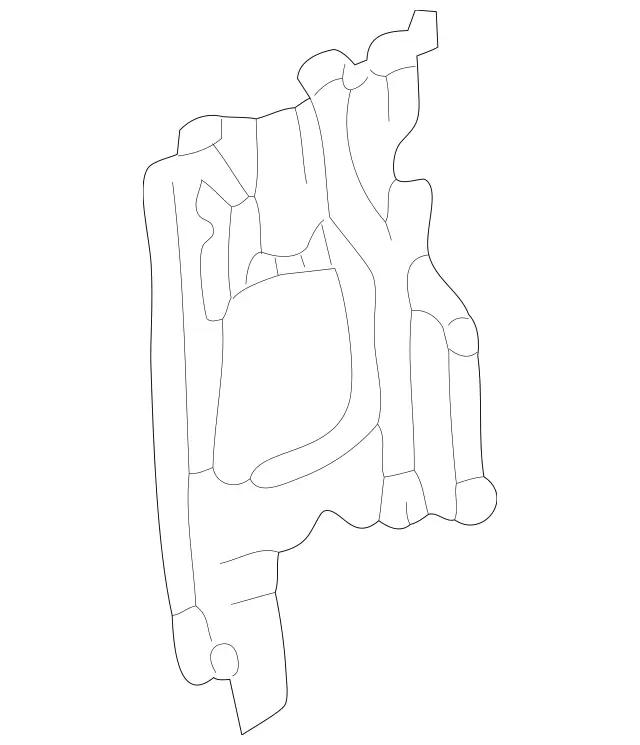 2086301411 - Body: Inner Pillar for Mercedes-Benz Image