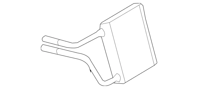 211830036164 - HVAC: Heater Core for Mercedes-Benz Image
