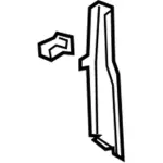 ES7Z54044C61BB - Body: Cowl Trim for Ford: Fusion Image