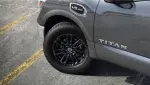 T99W19FU9K - Wheels: Wheel - 20" Black Alloy Wheel with Center Cap for Nissan: TITAN, TITAN XD Image
