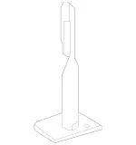 2214662040 - : Reservoir Bracket for Mercedes-Benz Image