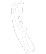 21888501269999 - Body: Tow Eye Cap for Mercedes-Benz Image