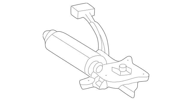 2038203142 - Sliding Roof: Electric Motor for Mercedes-Benz: C230, C240, C280, C32 AMG, C320, C350, C55 AMG, CLK63 AMG, CLS500, CLS55 AMG, CLS550, CLS63 AMG, E320, E500, E55 AMG Image image