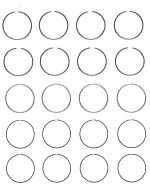 S82154STD - : Engine Piston Ring Set for Enginetech Image