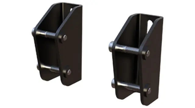 PTN0B00163 - Exterior: Kammok Vertical Bracket Kit for Lexus: GX550, LX600, LX700h, NX250, NX350, NX350h, NX450h+, RX350, RX350h, RX450h+, RX500h Image