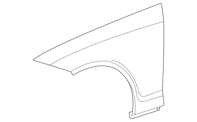 2188800118 - Attachment Parts: Fender, Front for Mercedes-Benz: CLS400, CLS550 Image image