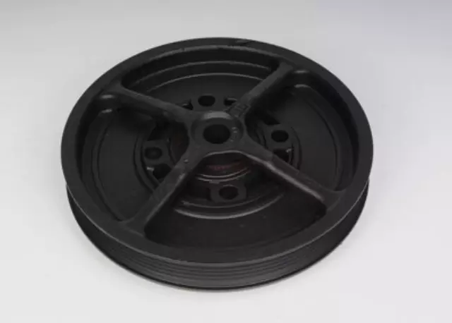 12557345 - Engine: Pulley for Chevrolet: Blazer, C1500, C2500, C3500, C3500HD, Express 2500, Express 3500, G20, G30, K1500 Pickup, K2500 Pickup, K3500 Pickup, P30, Suburban C1500, Suburban C2500, Suburban K1500, Suburban K2500, Tahoe | GMC: C1500 Pickup, C2500 Pickup, C3500 Pickup, C3500HD, G2500, G3500, K1500 Pickup, K2500 Pickup, K3500 Pickup, P3500, Savana 2500, Savana 3500, Suburban C1500, Suburban C2500, Suburban K1500, Suburban K2500, Yukon Image