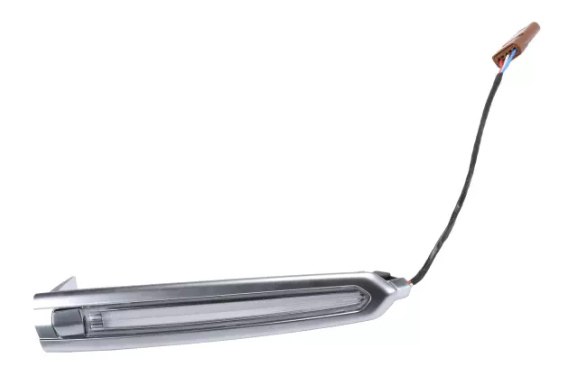 Part# 13509697 Galvano Silver Rear Side Door Outside Handle Insert - GM (13509697)