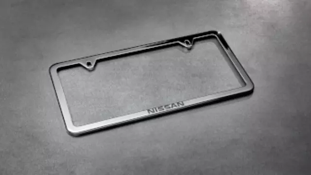 T99M76TA0A - Exterior: License Plate Frame, Slimline for Nissan: Frontier, Maxima, Pathfinder, Rogue Image