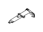 8C3Z25611B64CB - Electrical: Center Seat Belt for Ford: F-250 Super Duty, F-350 Super Duty, F-450 Super Duty Image