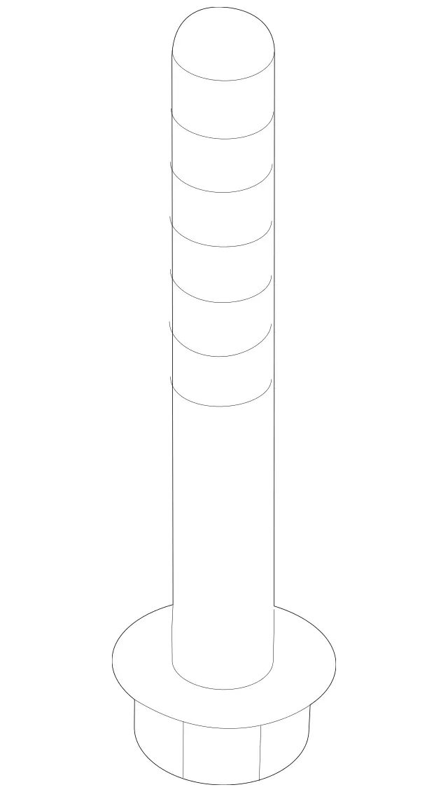 990151164 - Front-End Assembly, Front Panel: Self-Tapping Screw for Mercedes-Benz Image