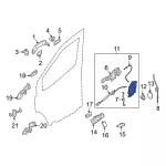CK4Z61219A64M - : Lock Assembly for Ford: E-Transit, Transit-150, Transit-250, Transit-350, Transit-350 HD Image