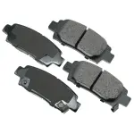 ACT672 - : Akebono ProACT Ultra Premium Ceramic Disc Brake Pad Kit for AKEBONO Image