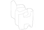 2039881078 - Covering and Lining: Clamp for Mercedes-Benz Image