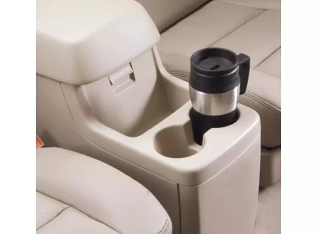 8F9Z74044D34AA - Interior: Console, 2nd Row - Med Stone for Ford: Taurus X Image