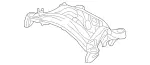 1713500608 - : Rear Axle Carrier for Mercedes-Benz Image