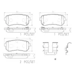 P30068N - : PRIME Ceramic Brake Pad Set for Brembo Image