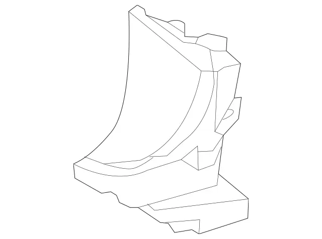 2925050630 - Front-End Assembly, Front Panel: Air Ducting for Radiator for Mercedes-Benz: GL450, GL550, GLE400, GLE43 AMG, GLE450 AMG, GLE550e, GLS450, GLS550, ML400, ML550 Image image