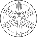40300AT326 - : Wheel, Alloy for Infiniti Image