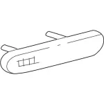 YF4Z15A448BA - Electrical: Reflector for Mercury: Sable Image