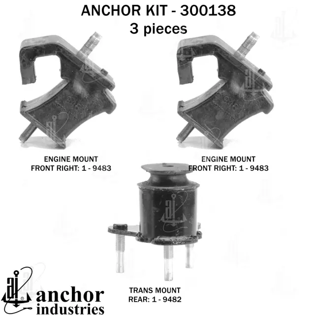 300138 - : Anchor Engine Mount Kit for Anchor Image
