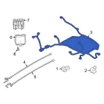 LX6Z15K868C - Body: Wire Harness for Ford Image