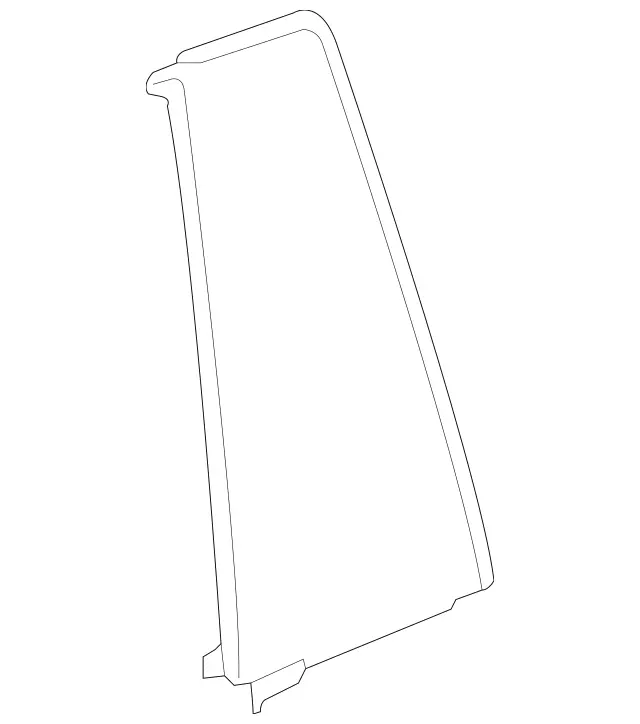 1647301455 - Rear Doors: Window for Mercedes-Benz: GL320, GL550 Image image