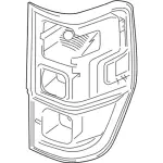 KB3Z13404F - : Tail Lamp Assembly for Ford: Ranger Image