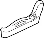 87380CL70A - Body: Recline Cover for INFINITI: FX35, FX45 Image