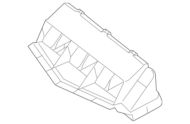 2305054730 - Radiator: Air Duct for Mercedes-Benz: C63 AMG, SL63 AMG, SL65 AMG Image image